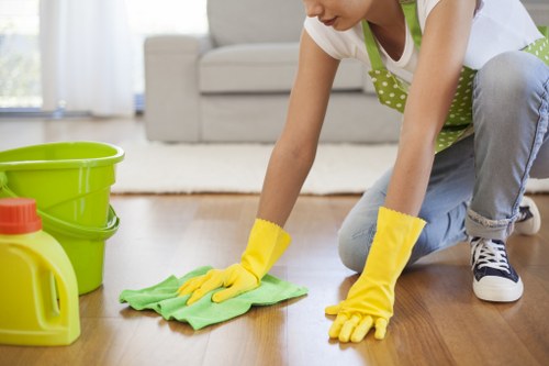Clean and restored carpet surface after professional cleaning